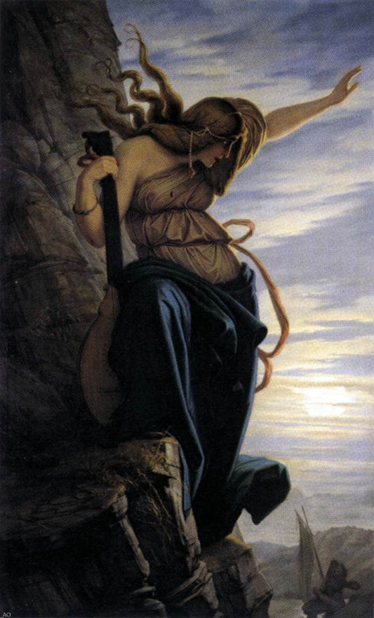 Edward Jakob Von Steinle The Lorelei - Canvas Print