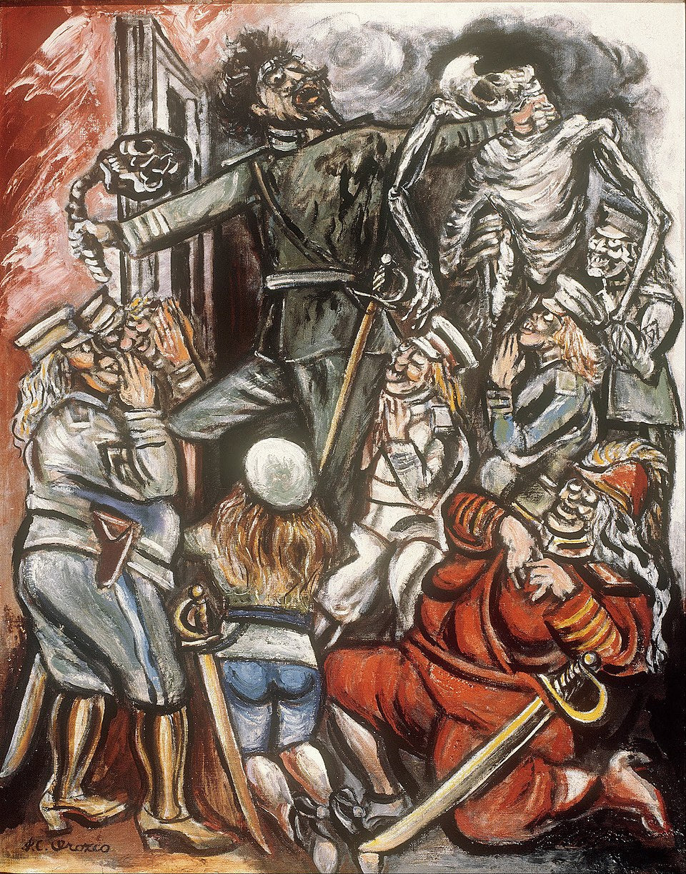 Jose Clemente Orozco The Demagogue - Canvas Print