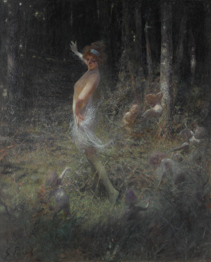 Georges Picard Dancing Fairies - Canvas Print