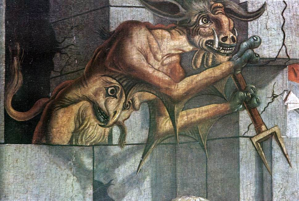 Friedrich Pacher Christ in Limbo (detail) - Canvas Print