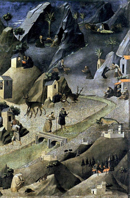 Gherardo Di Jacopo Starnina Thebaid (detail) - Canvas Print