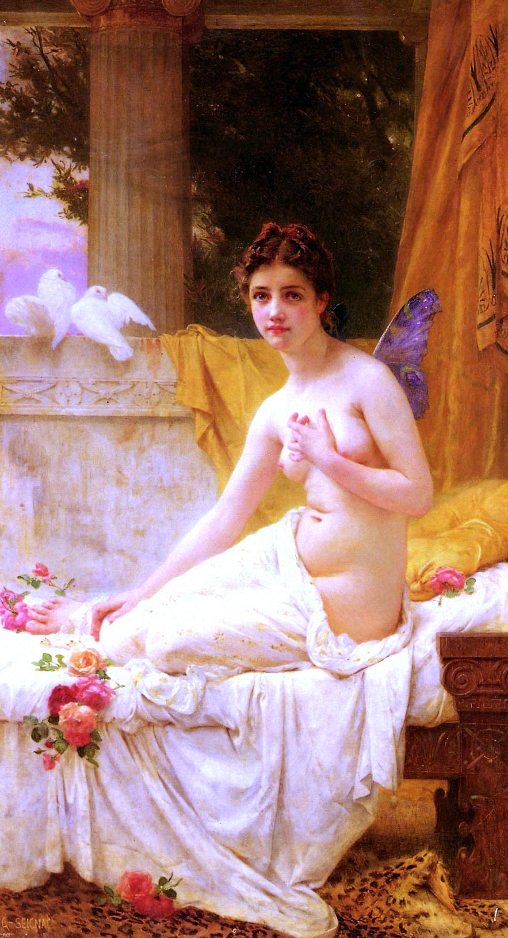 Guillaume Seignac Psyche - Canvas Print