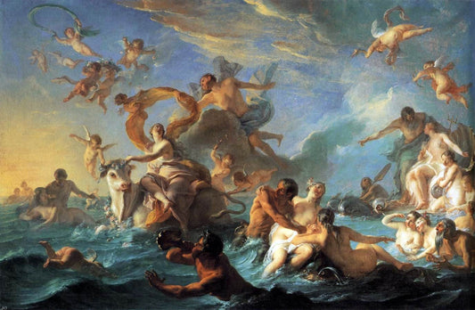 Noel-Nicolas Coypel The Rape of Europa - Canvas Print
