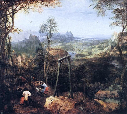 The Elder Pieter Bruegel Magpie on the Gallow - Canvas Print
