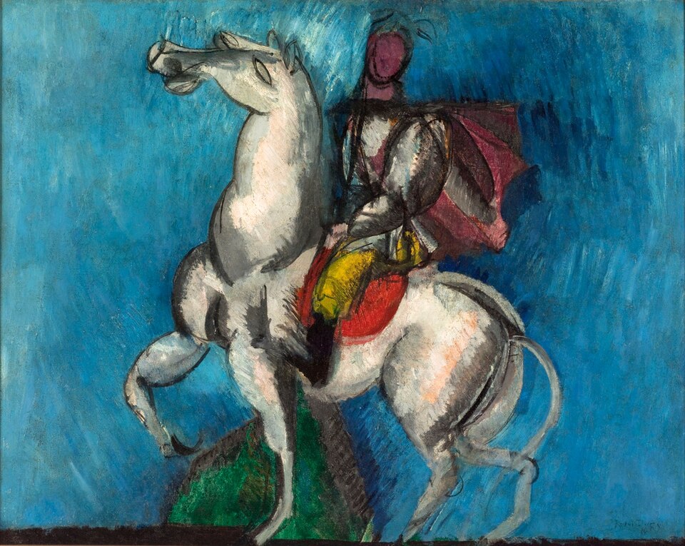 Raoul Dufy Le Cavalier Arabe - Le Cavalier Blanc - Canvas Print