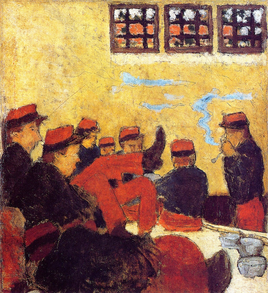 Pierre Bonnard A Barracks Scene - Canvas Print