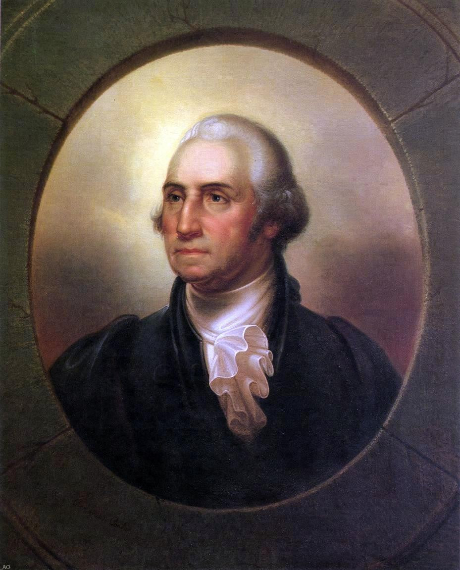 Rembrandt Peale George Washington as Patriae Pater - Canvas Print