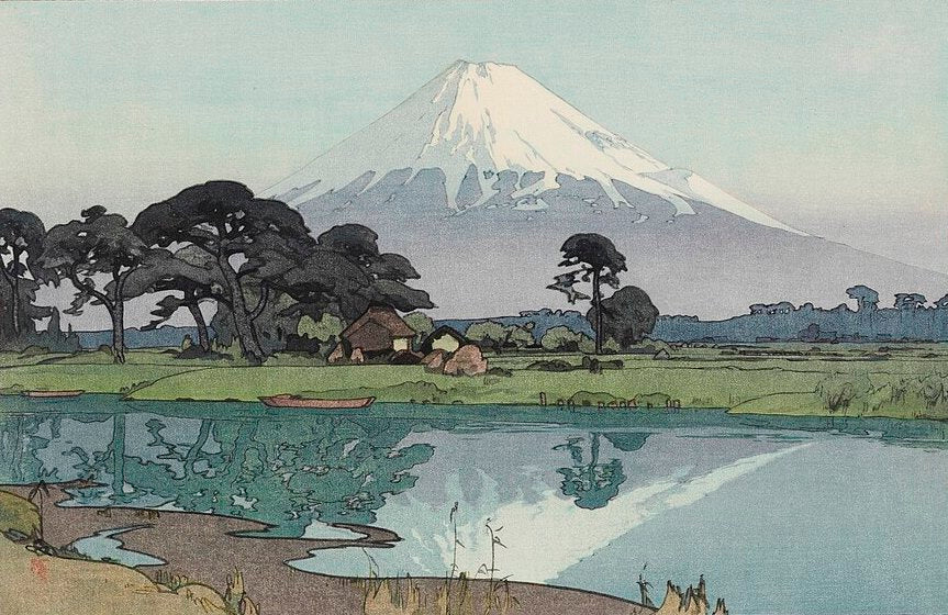 Hiroshi Yoshida Suzukawa River - Canvas Print