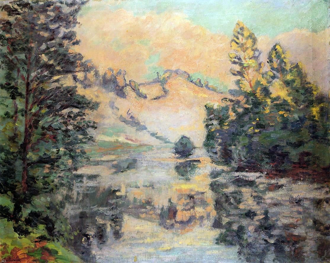 Armand Guillaumin Landscape - the Creuse - Canvas Print