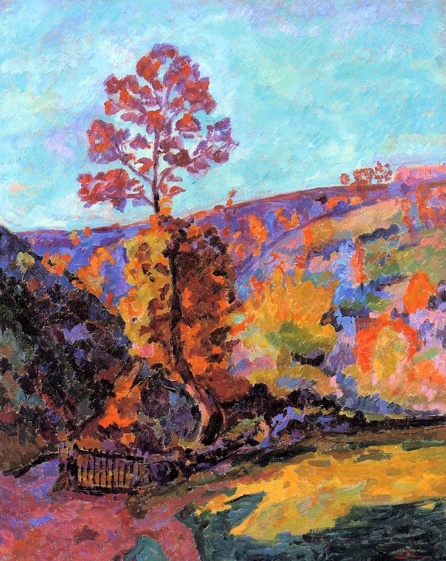 Armand Guillaumin Landscape at Crozant - Canvas Print