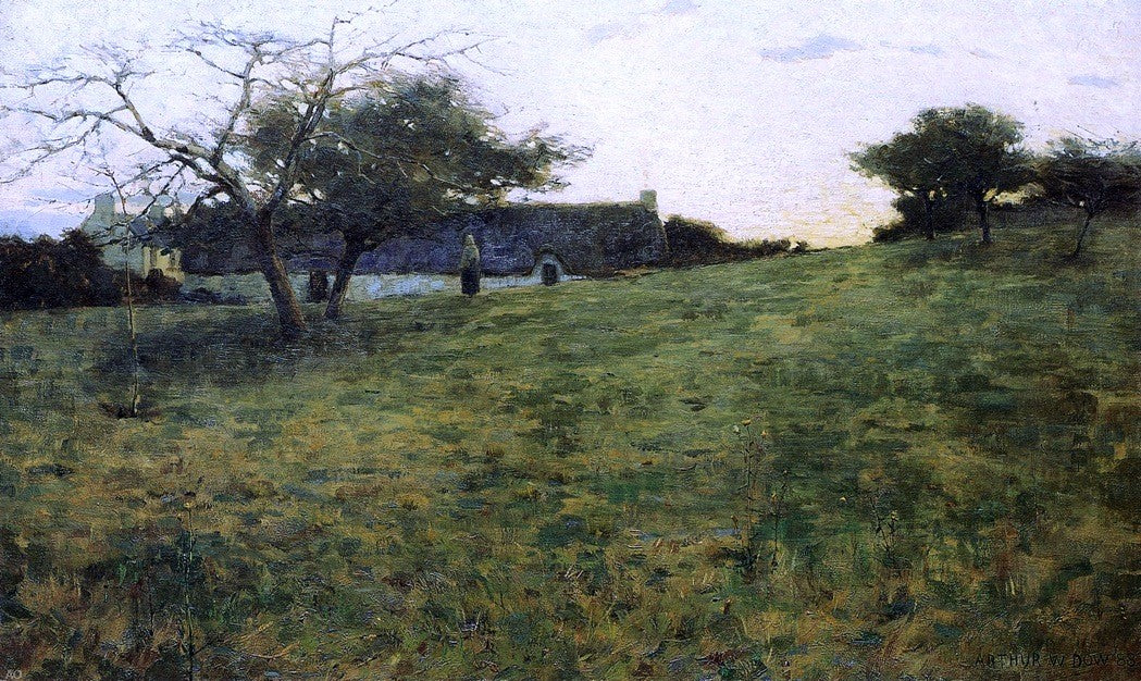 Arthur Wesley Dow Hillside Pool - Canvas Print