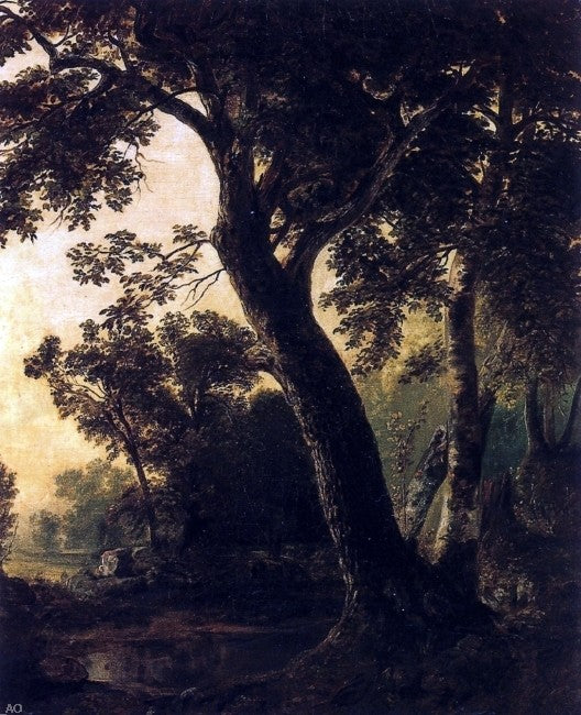 Asher Brown Durand The Fallen Monarch - Canvas Print