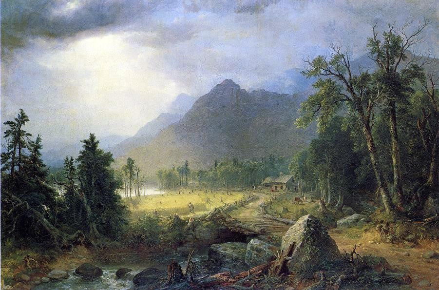 Asher Brown Durand The Picnic - Canvas Print