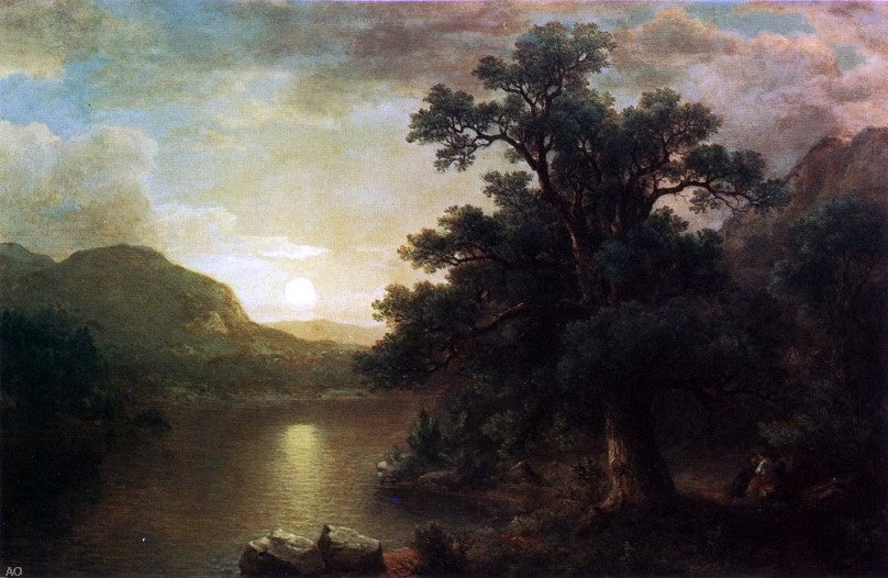Asher Brown Durand Woodland Interior - Canvas Print