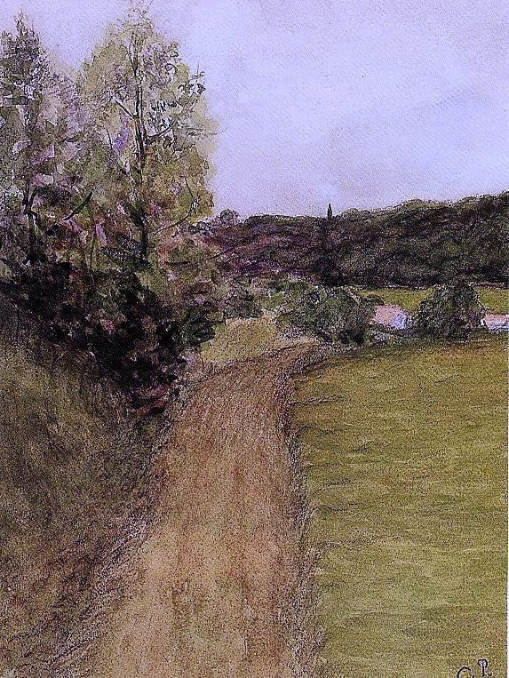 Camille Pissarro Landscape - Canvas Print