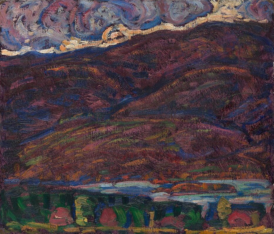 Marsden Hartley Autumn Color - Canvas Print