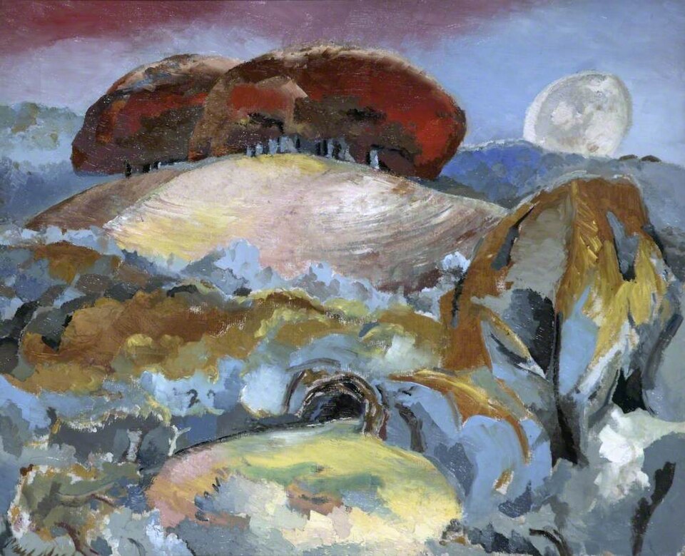 Paul Nash Landscape of the Moon's Last Phase - Canvas Print