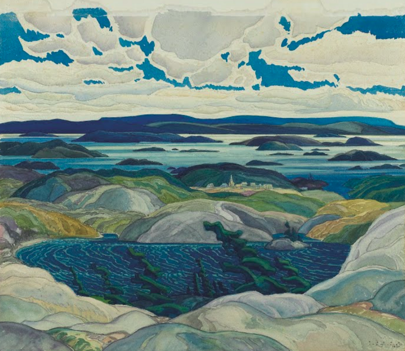 Franklin Carmichael Bay of Islands - Canvas Print