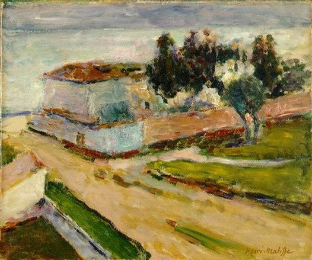 Henri Matisse Landscape, the Pink Wall - Canvas Print
