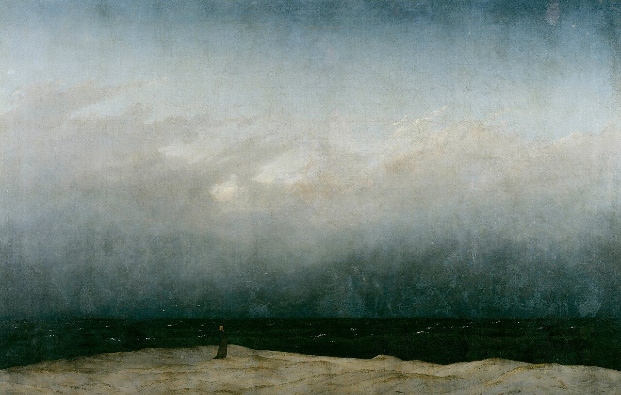 Caspar David Friedrich The Monk by the Sea - Canvas Print