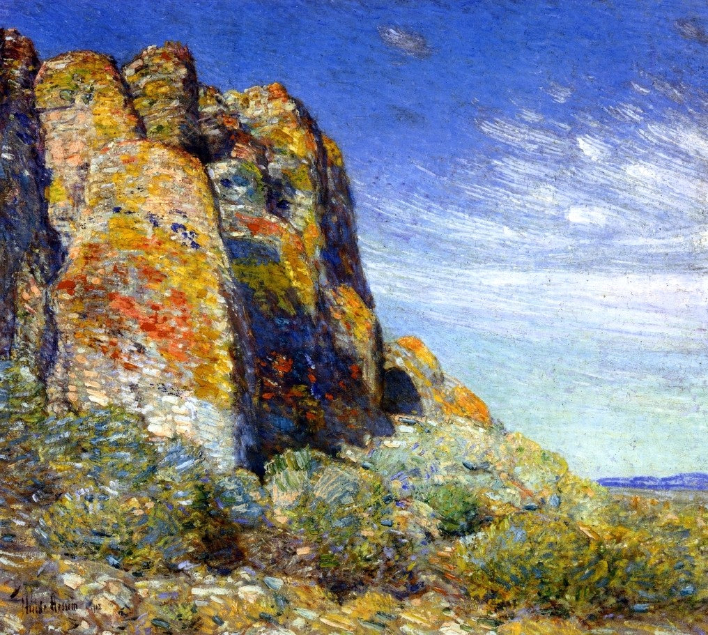 Frederick Childe Hassam Harney Desert - Canvas Print