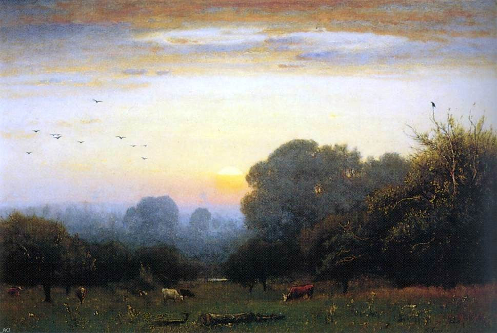 George Inness Morning - Canvas Print