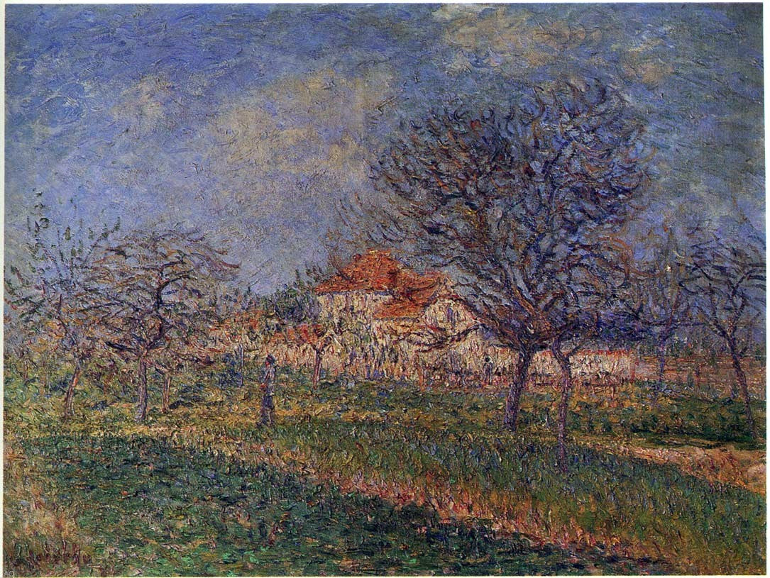 Gustave Loiseau Trees in Bloom - Canvas Print