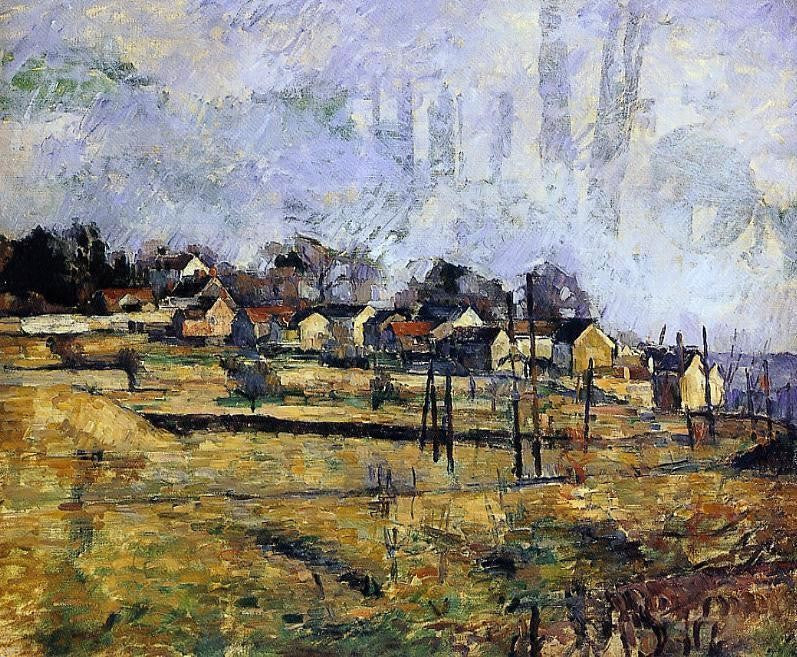 Paul Cezanne Landscape - Canvas Print