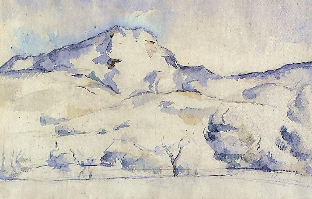 Paul Cezanne Mont Sainte-Victoire - Canvas Print