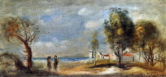 Pierre Auguste Renoir Landscape (after Corot) - Canvas Print