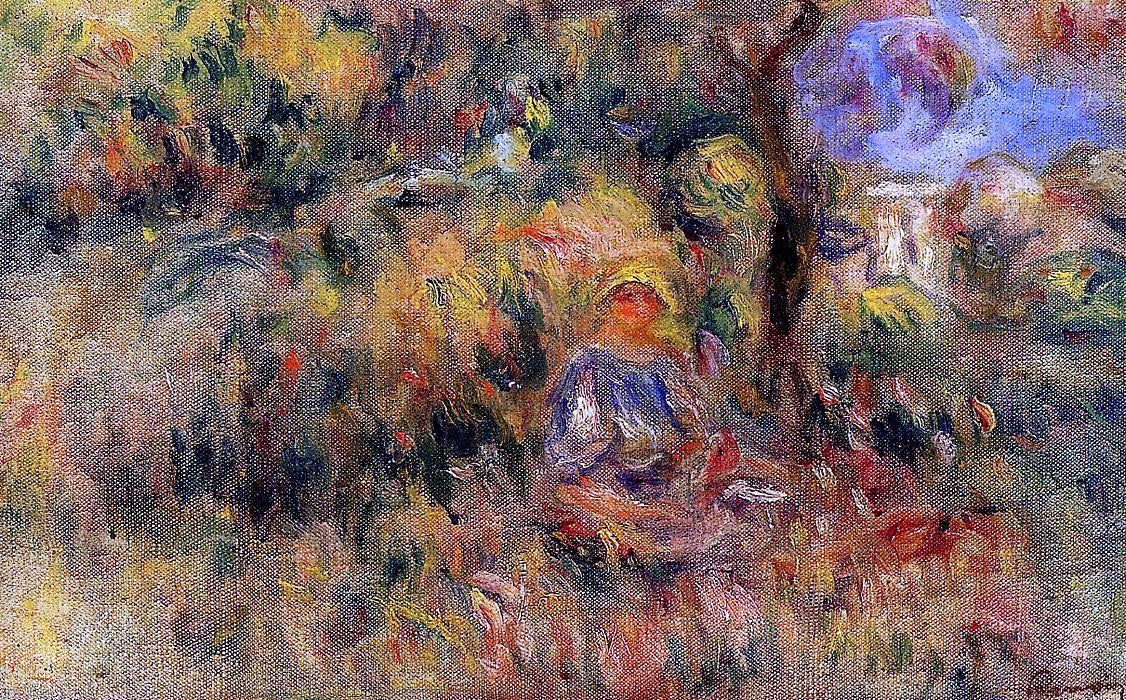 Pierre Auguste Renoir Landscape (sketch) - Canvas Print