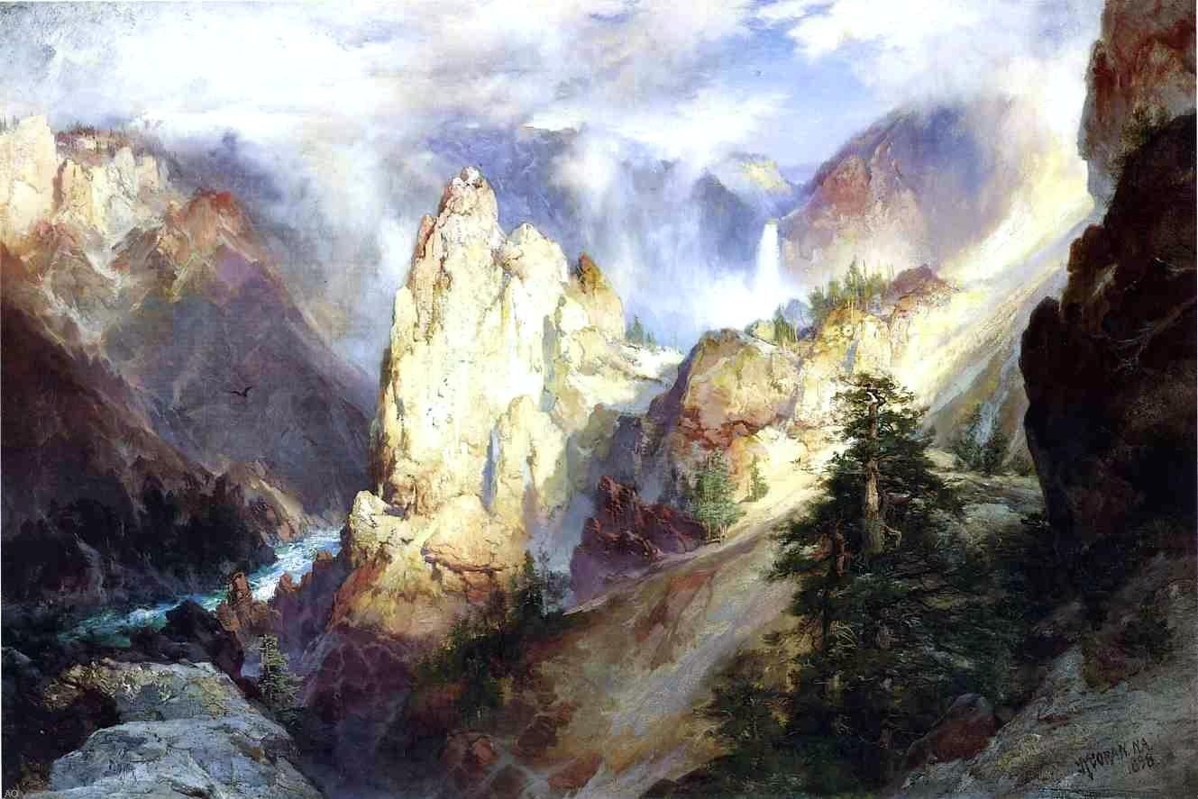 Thomas Moran Landscape - Canvas Print