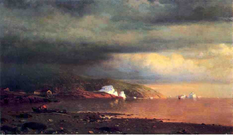 William Bradford Fishing Boats - Canvas Print