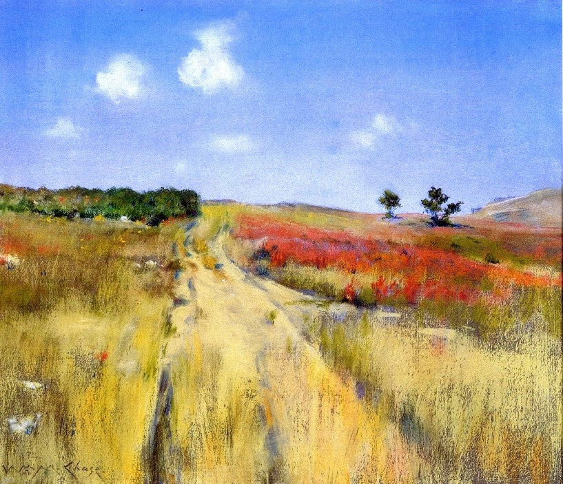 William Merritt Chase Shinnecock Hills - Canvas Print