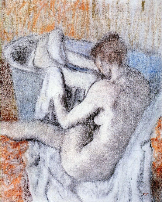 Edgar Degas La Toilette apres le Bain - Canvas Print