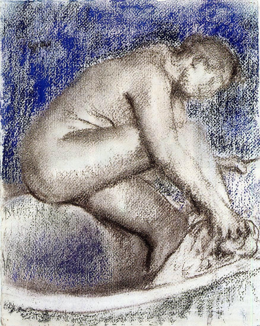 Edgar Degas The Bath - Canvas Print