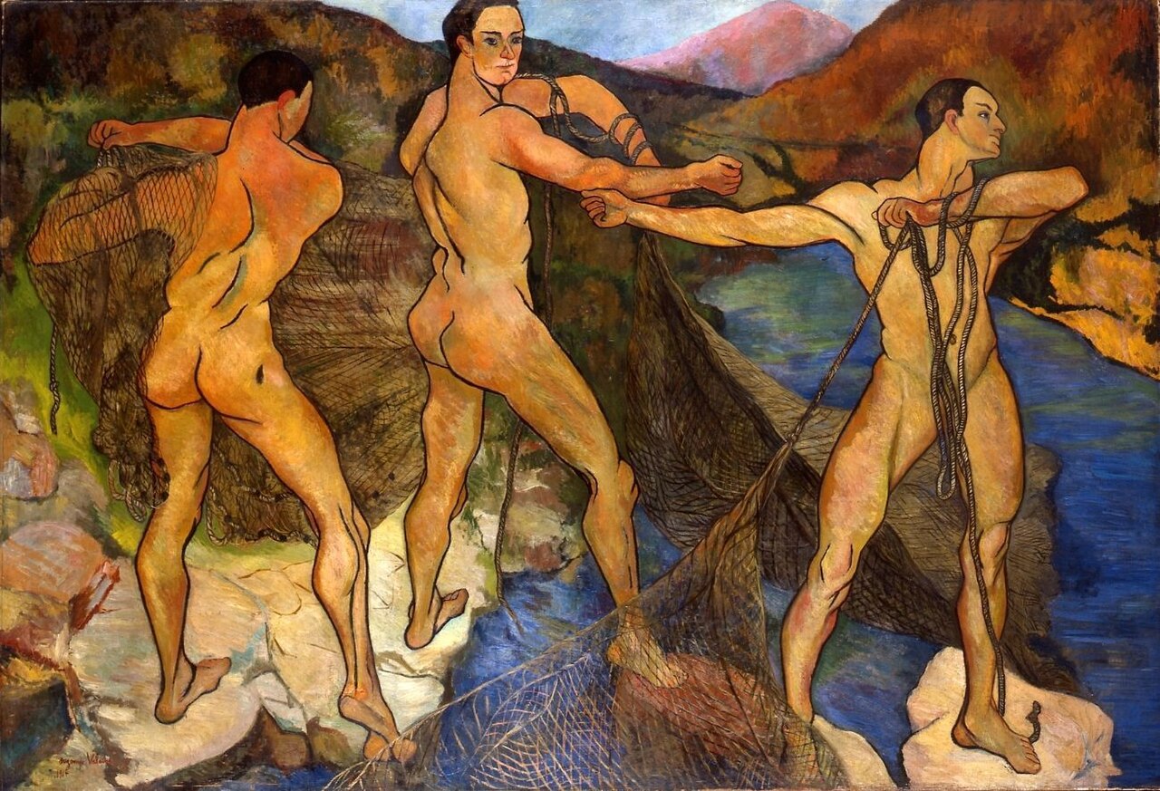 Suzanne Valadon Casting the Net - Canvas Print