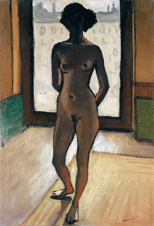 Albert Marquet Nude Against the Light - Canvas Print