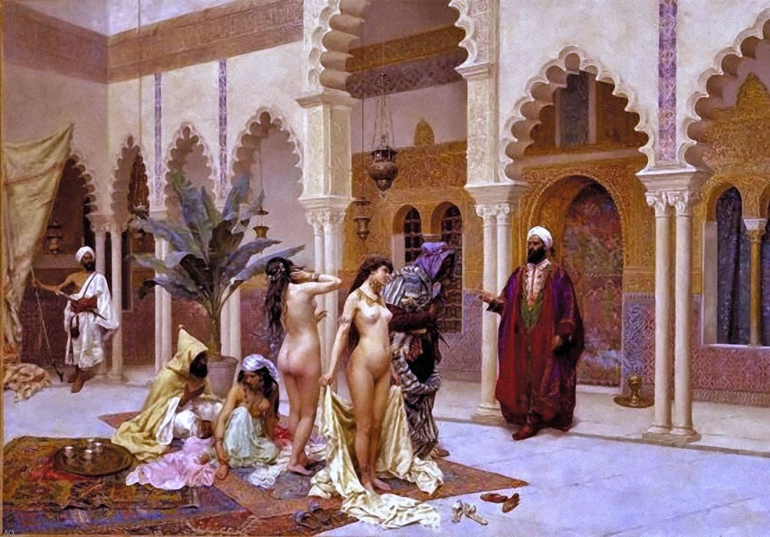Giulio Rosati Picking the Favorite - Canvas Print
