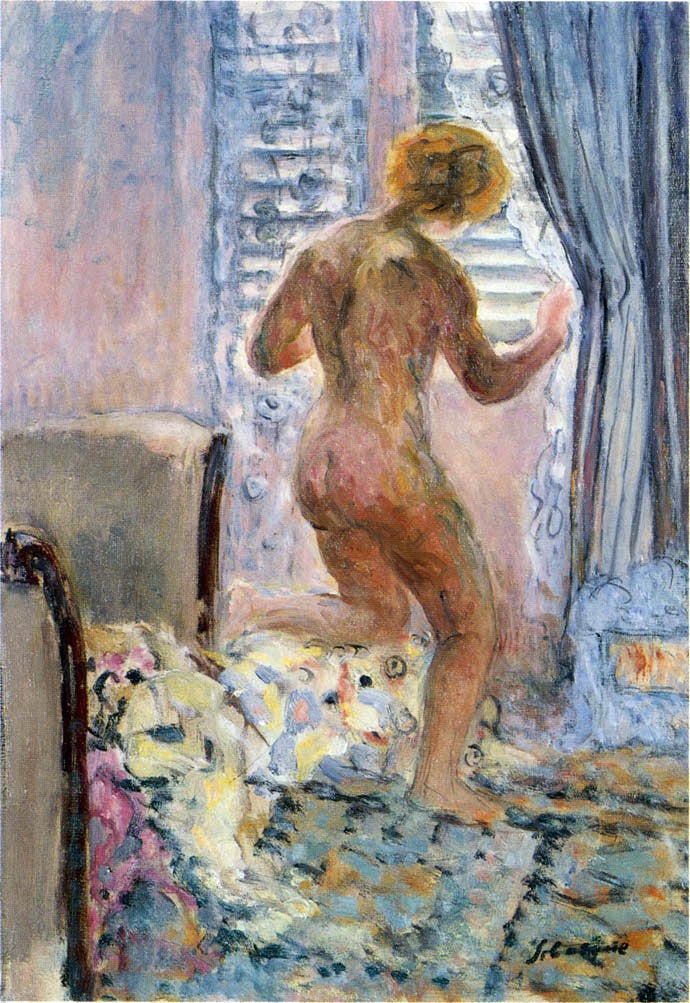 Henri Lebasque Nude by a window - Canvas Print