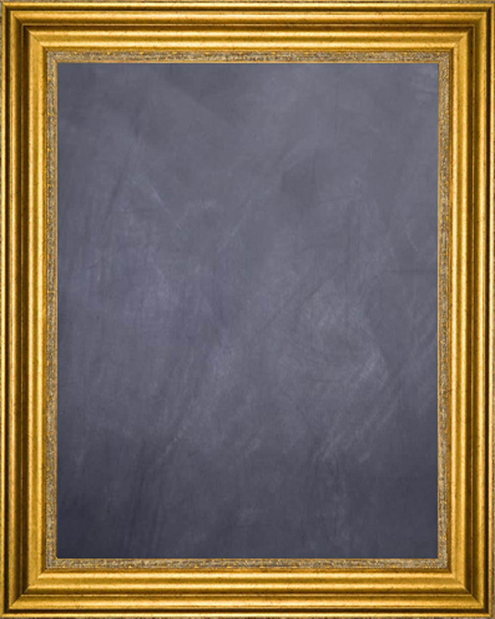 Framed Chalkboard with Gold Finish Frame