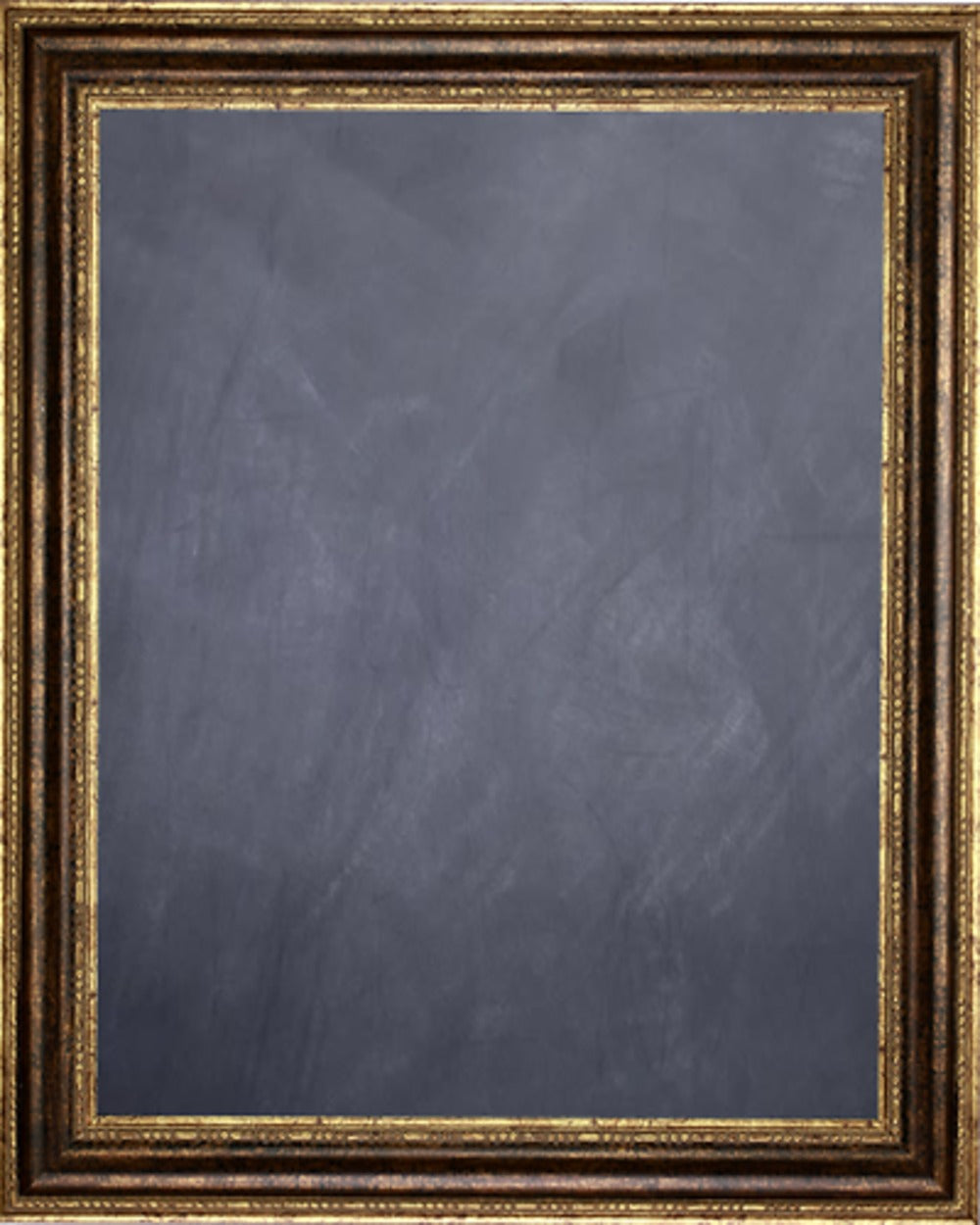 Framed Chalkboard with Bronze Finish Frame with Rounded Panel