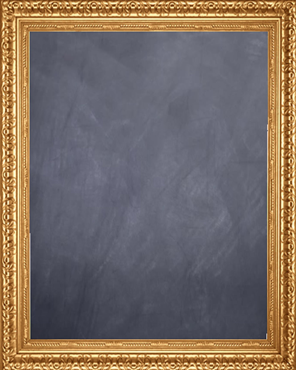Framed Chalkboard with Antique Gold Finish Frame