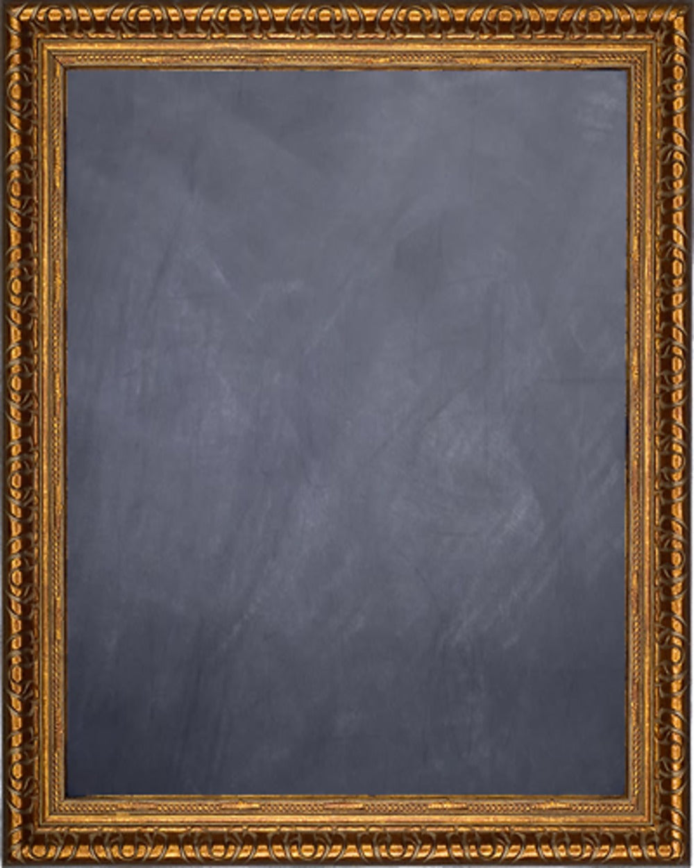 Framed Chalkboard with Copper Finish Frame
