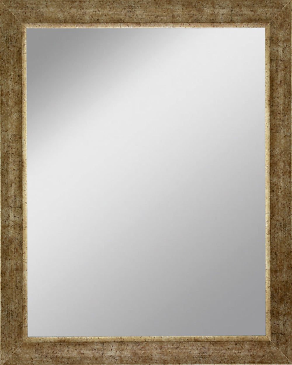 Framed Mirror 15.6" x 19.4" with Antique Silver Finish Frame