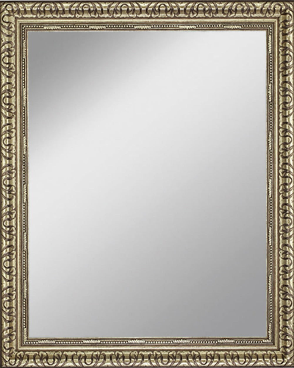Framed Mirror 16.1" x 19.9" with Silver Finish Frame