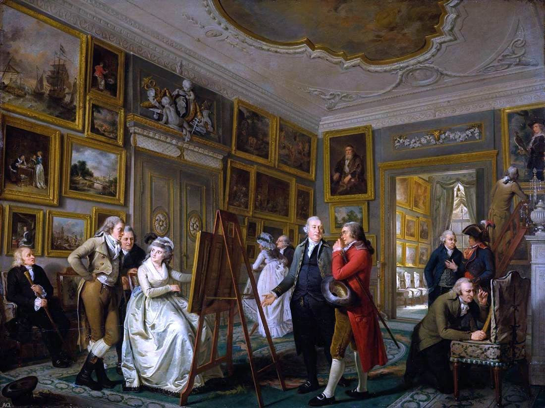 Adriaan De Lelie The Art Gallery of Jan Gildemeester - Canvas Print