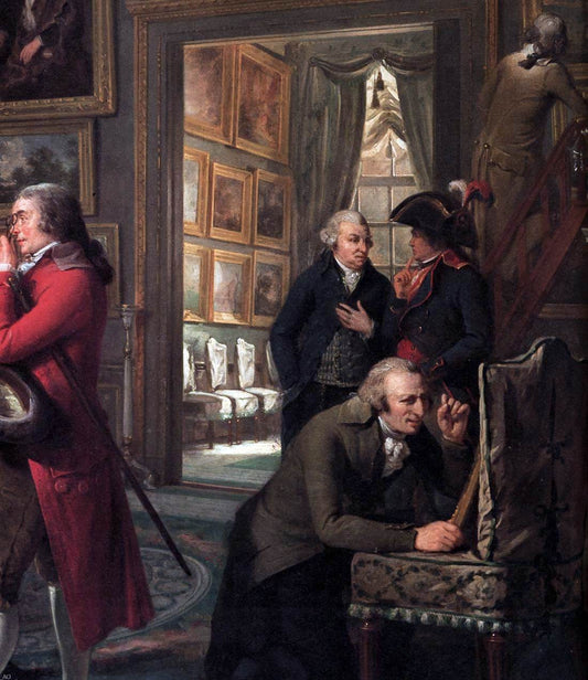 Adriaan De Lelie The Art Gallery of Jan Gildemeester (detail) - Canvas Print