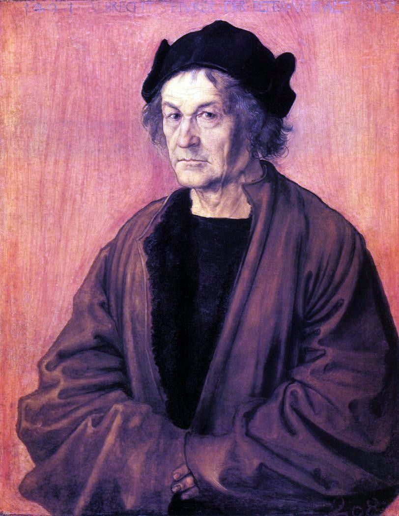 Albrecht Durer Albrecht Durer the Elder at Age 70 - Canvas Print