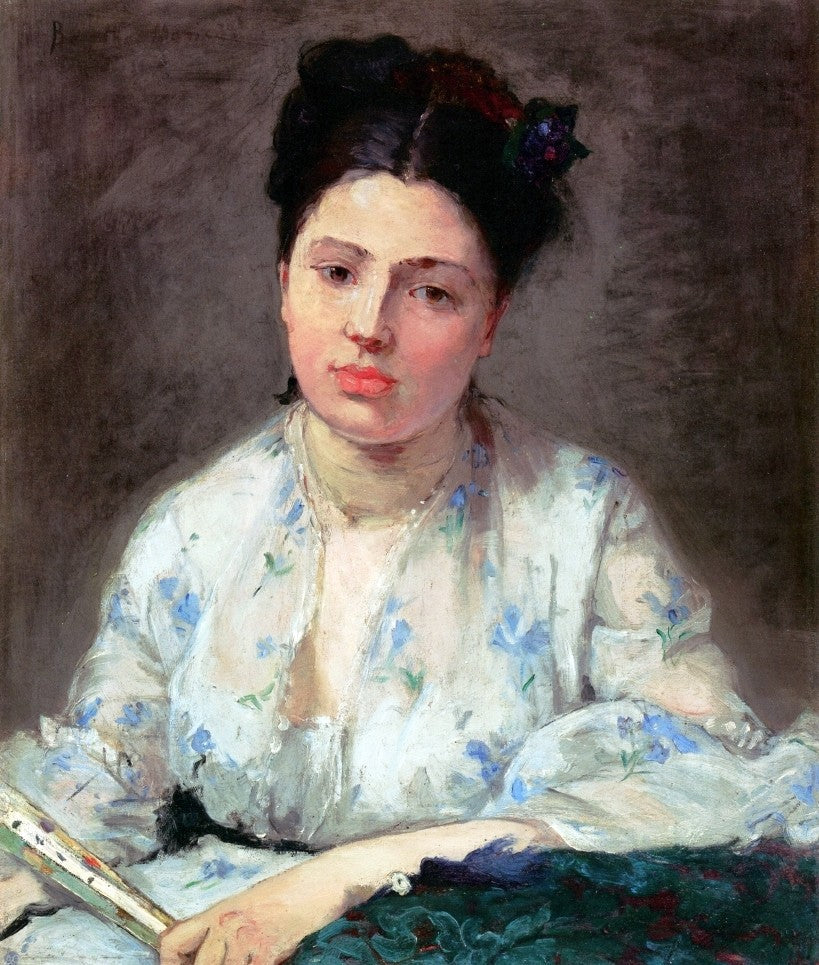 Berthe Morisot Young Woman - Canvas Print